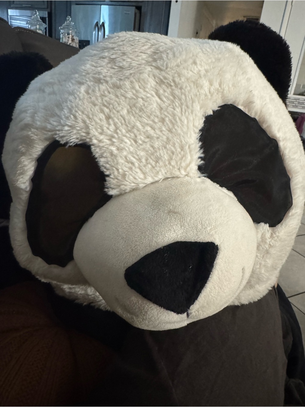 panda head costume